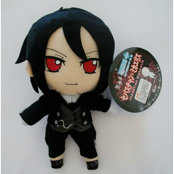Black Butler Sebastian Michaelis 10" inches Plush Doll by Gift New with Tags